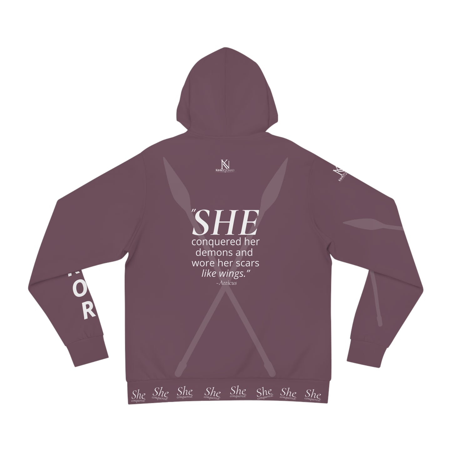 She Conquered –  Empowerment Hoodie