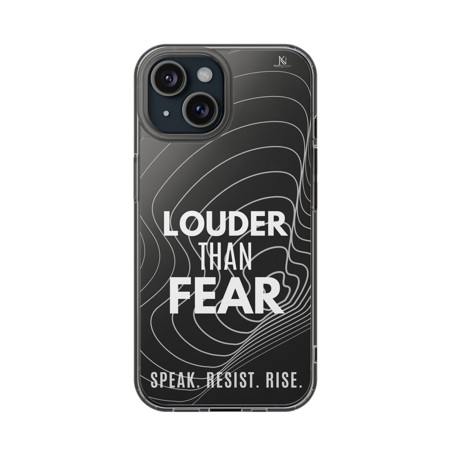 Empowerment Clear Phone Case – Slim Protective Cover for iPhone & Samsung (5 Designs)