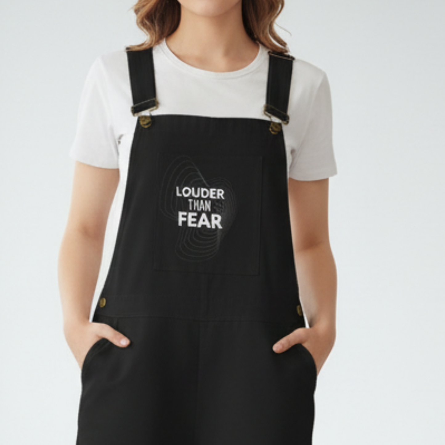 Unisex Streetwear Short Overalls | Graphic Casual Dungarees Shorts | Adjustable Strap Urban Jumpsuit