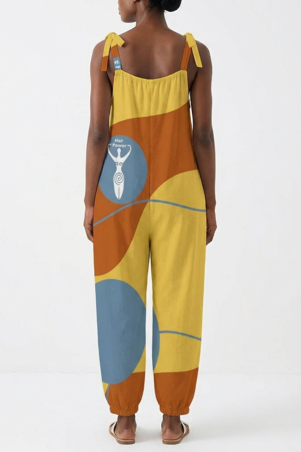 Her Power Goddess Mod  Baggy Suspender Jumpsuit