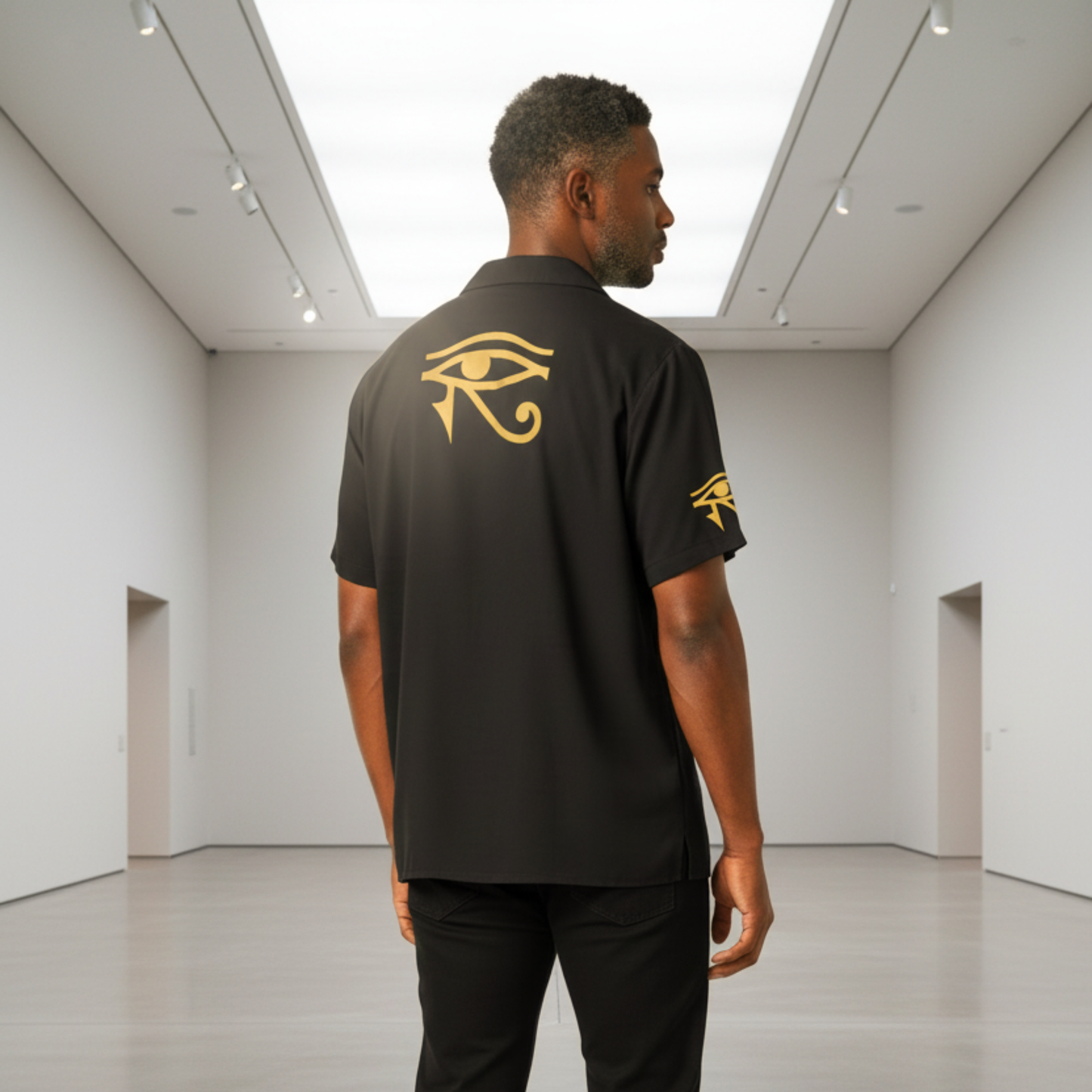 Osiris Shirt | Men's Egyptian God High Collar Shirt | Kemet Collection | Kinky Nomad