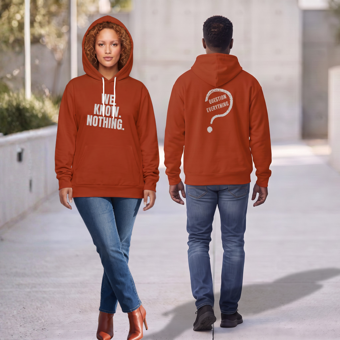 We Know Nothing Hoodie | Manifesto Series | Unisex | Kinky Nomad