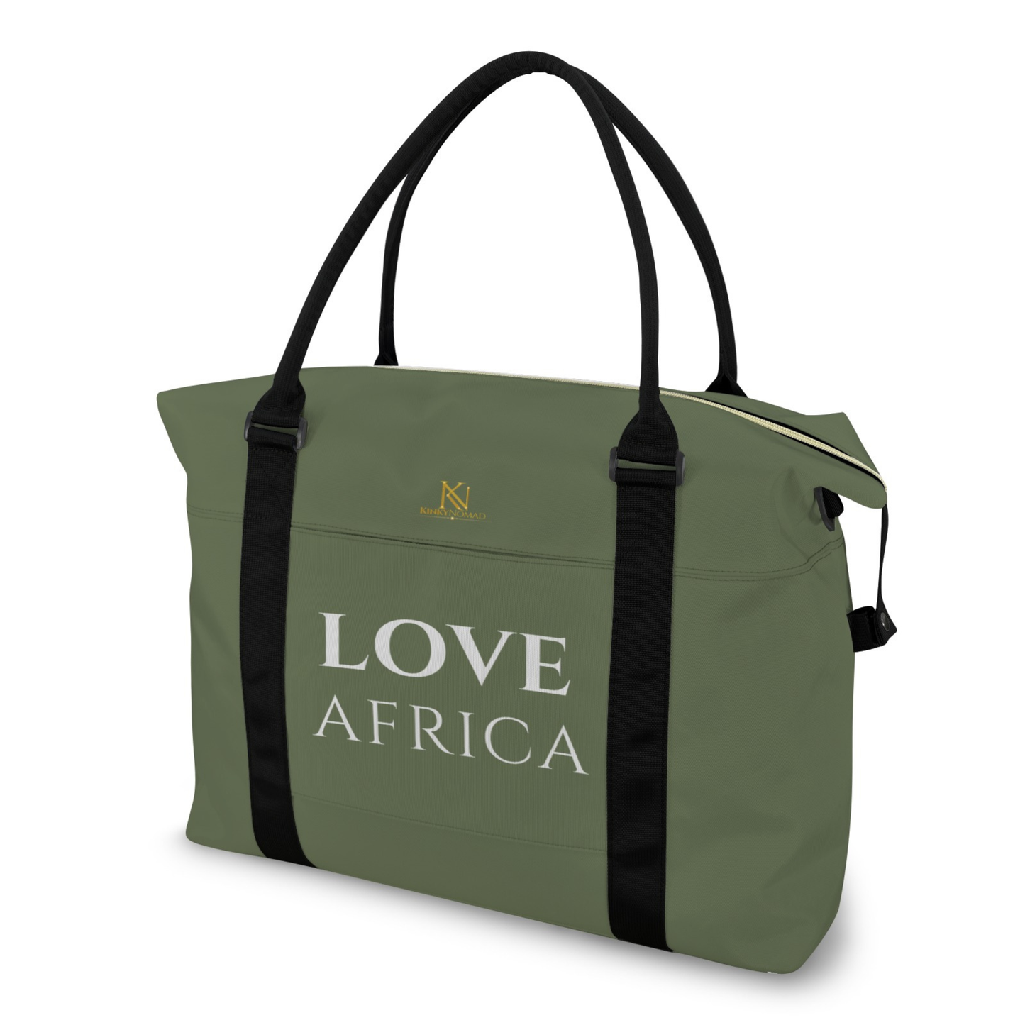 Large Duffel Bag | Afrika for Afrikans Ghana Love Africa | Kinky Nomad