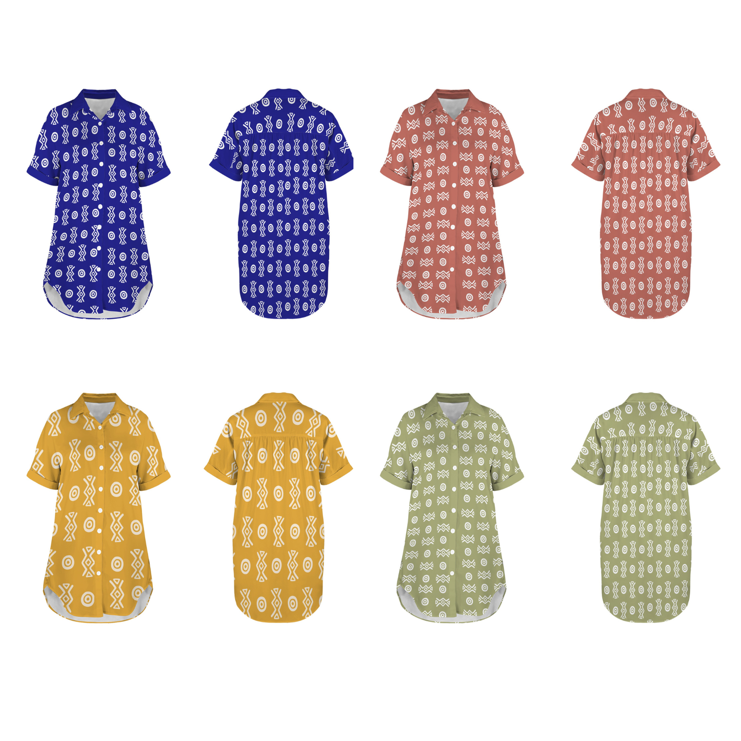 Savanna Shirt Dress | Savanna Series | 4 Colours | Kinky Nomad