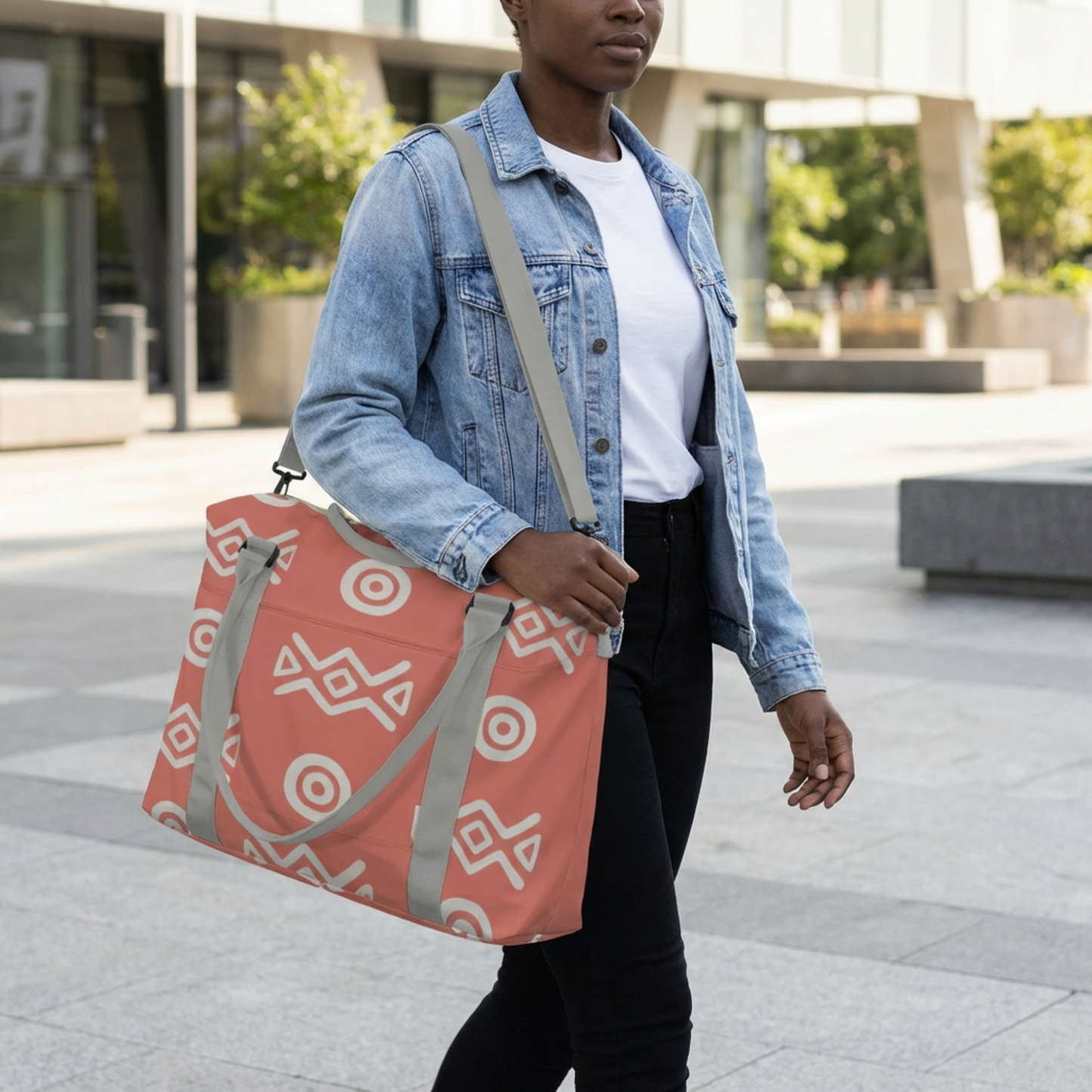 Savanna Earth Duffle Bag | Large Weekender & Travel Bag | Kinky Nomad