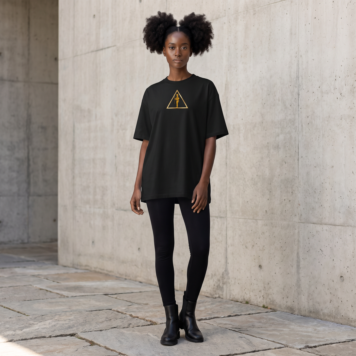 Isis Oversized Tee | Kemet Series | Organic Cotton | Kinky Nomad