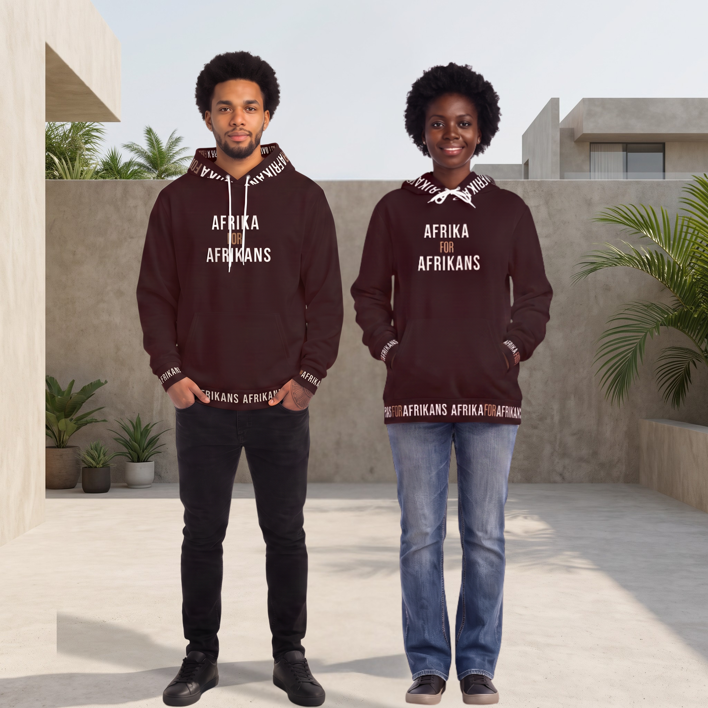 Afrika for Afrikans Hoodie | Manifesto Series | Unisex | Kinky Nomad