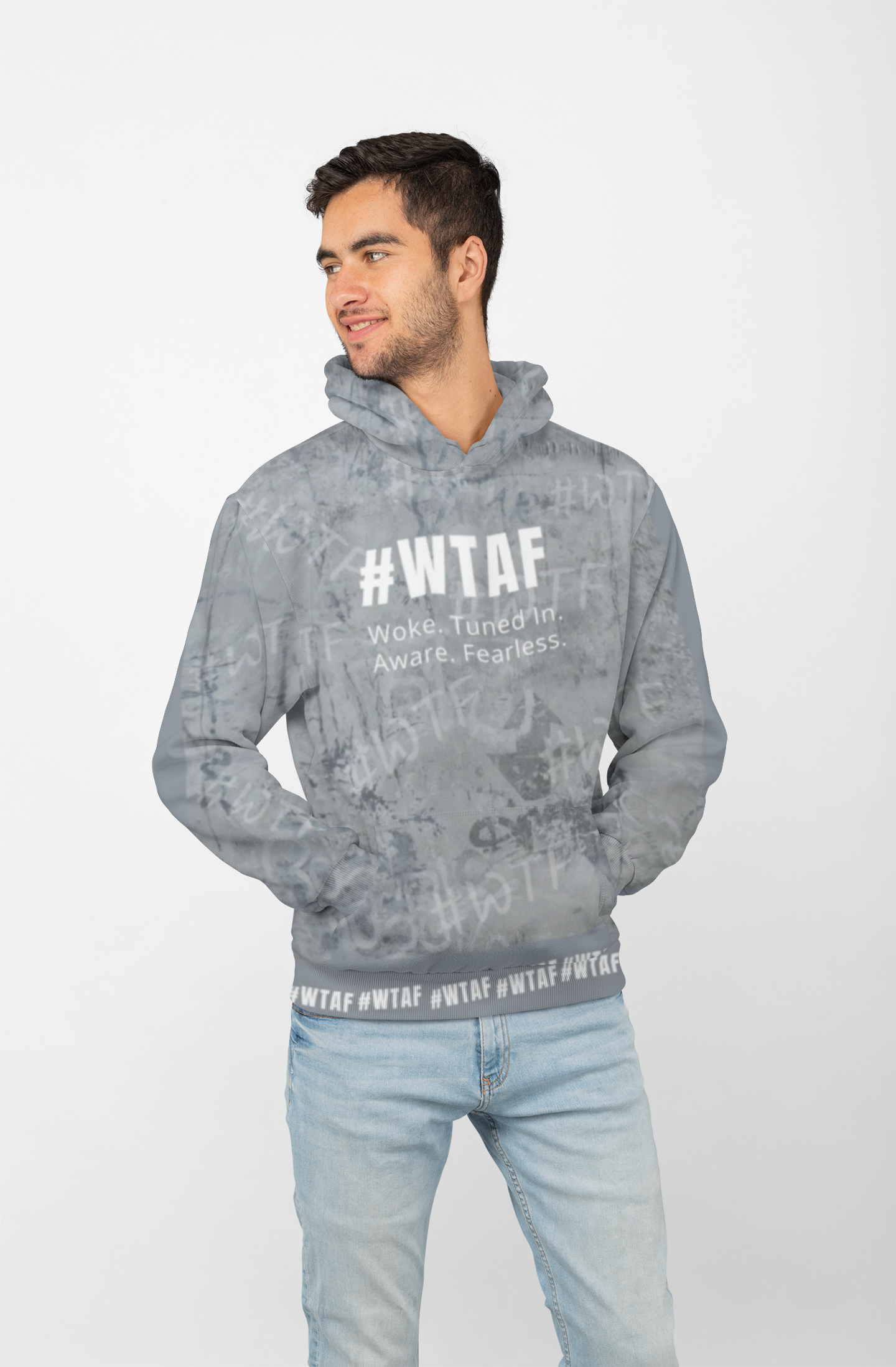 #WTAF Hoodie – Woke. Tuned In. Aware. Fearless.