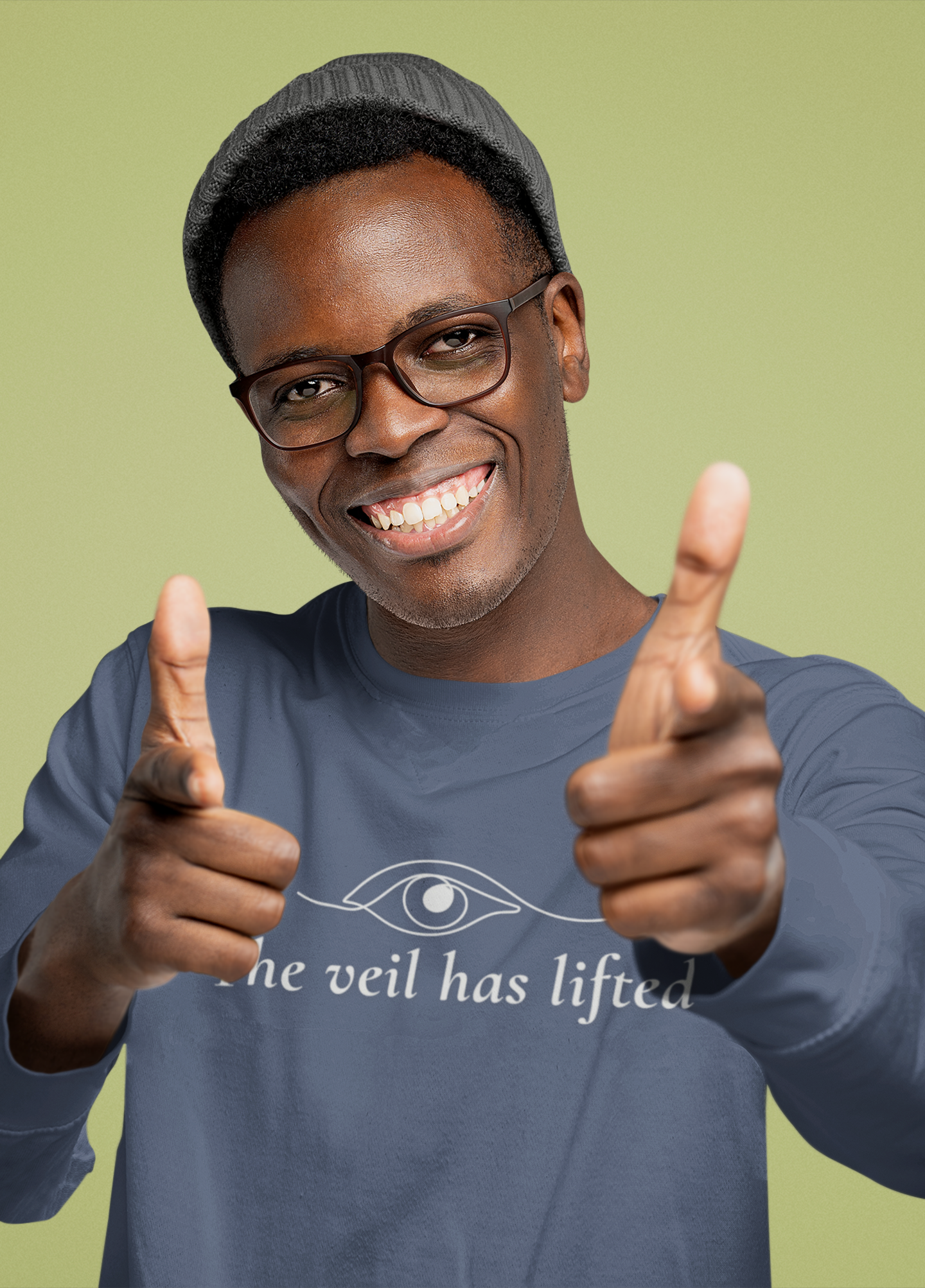 The Veil Has Lifted Unisex Long Sleeve T-Shirt – Speak Freely Statement Tee