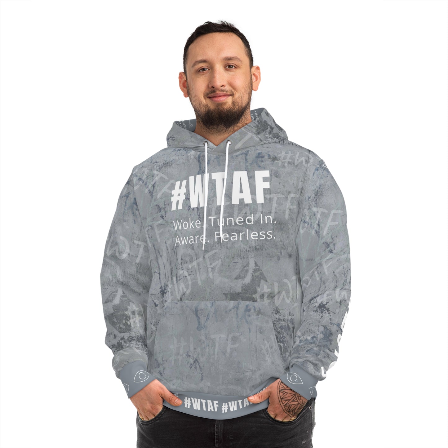 #WTAF Hoodie – Woke. Tuned In. Aware. Fearless.