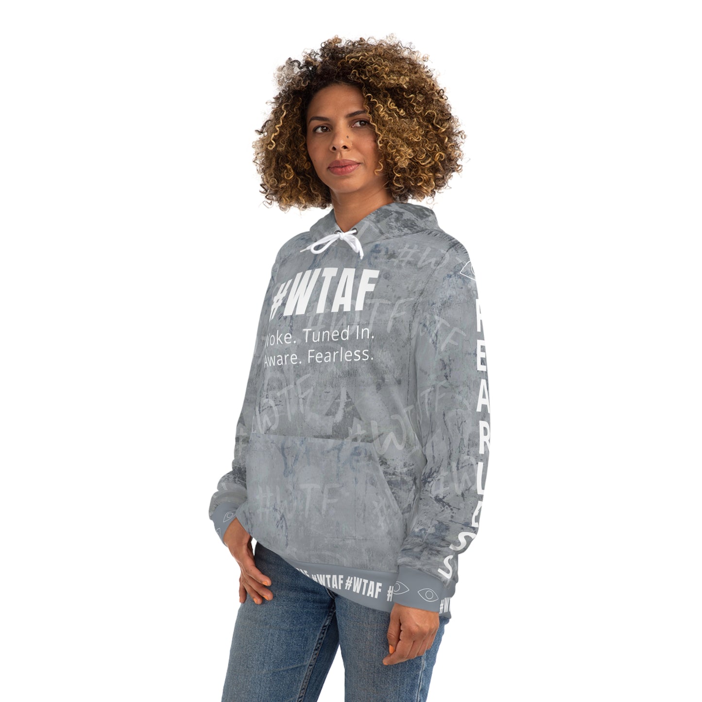 #WTAF Hoodie – Woke. Tuned In. Aware. Fearless.