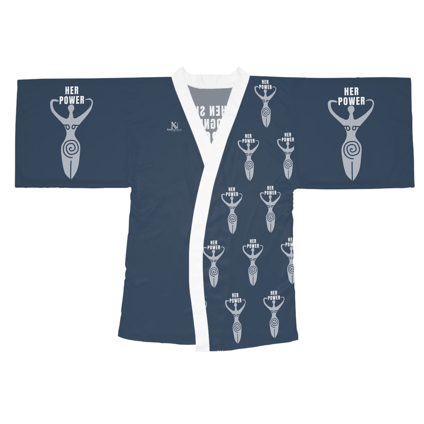 HER POWER Kimono – Empowering Women’s Long Sleeve Robe