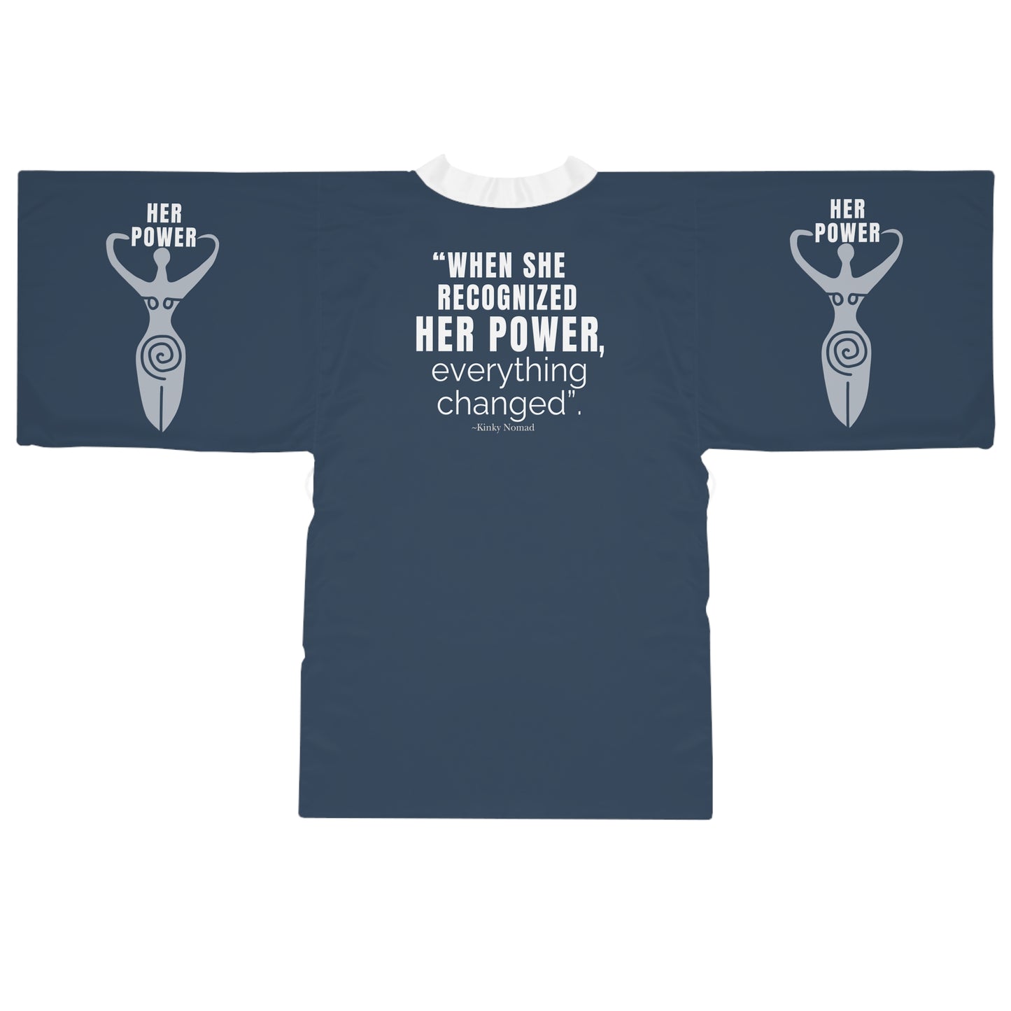 HER POWER Kimono – Empowering Women’s Long Sleeve Robe