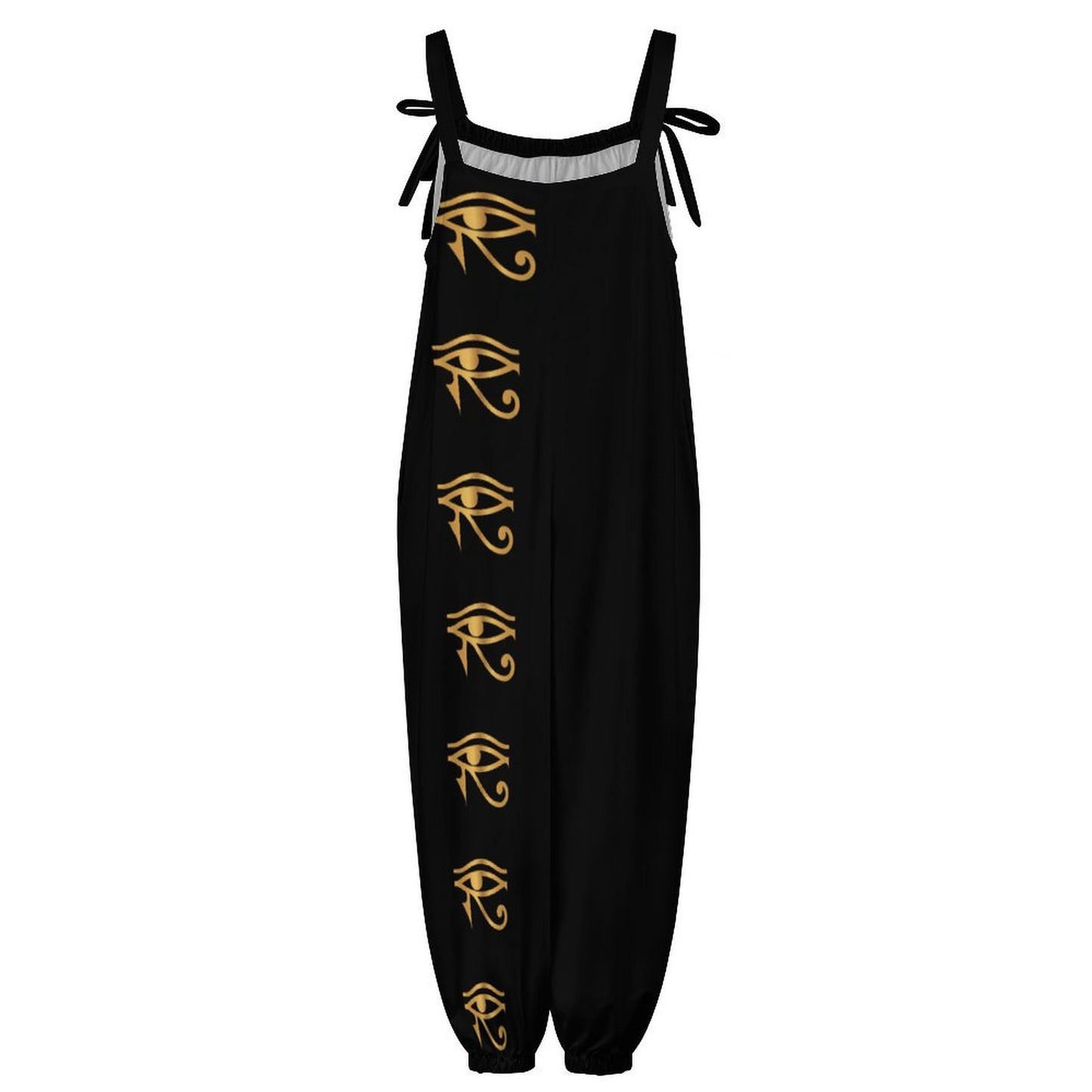 Baggy Harem Jumpsuit | Kemet Angles Ghana Print | Kinky Nomad