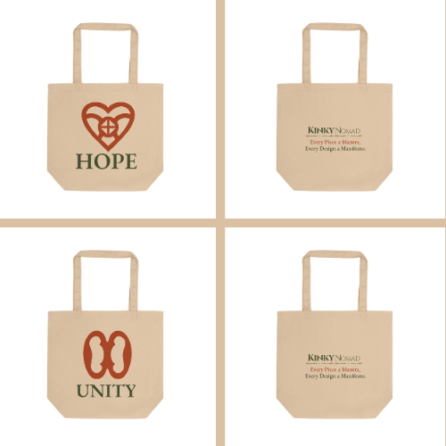 Adinkra Tote Bag | Organic Cotton | Kinky Nomad