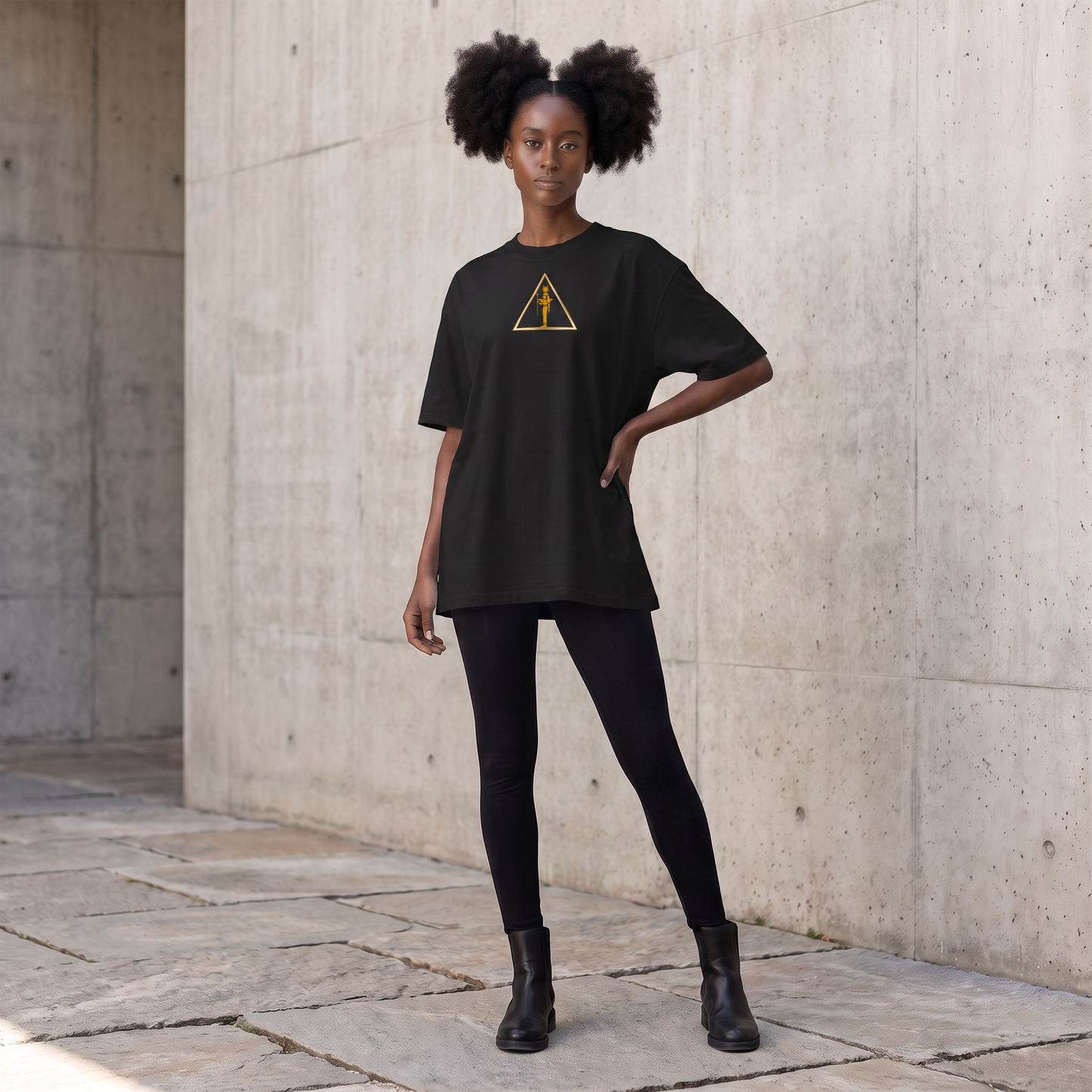 Isis Oversized Tee | Kemet Series | Organic Cotton | Kinky Nomad