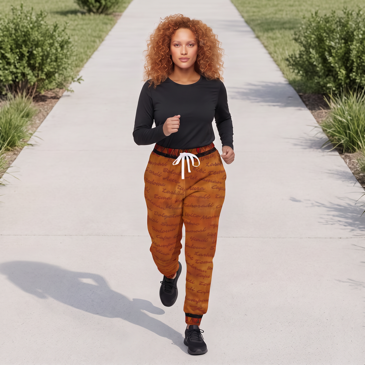 All Roads Lead to Ghana Joggers | ALTG Series | Unisex | Kinky Nomad