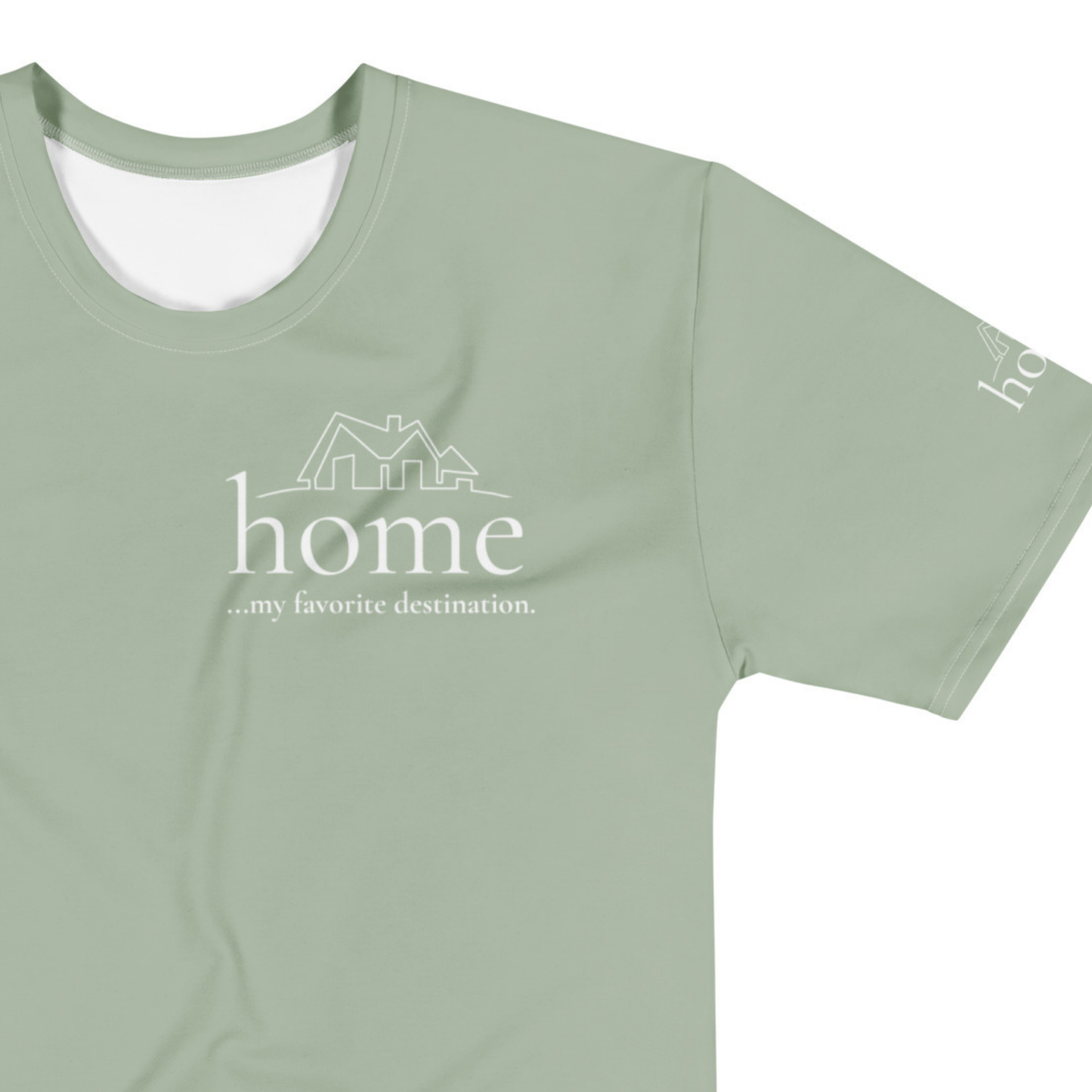 Home Is My Favorite Destination Cotton T-Shirt | Minimalist Unisex Tee