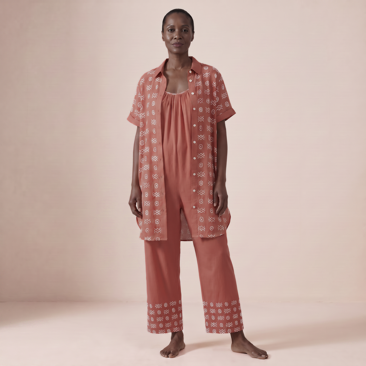 Savanna Earth Bundle | Shirt Dress + Jumpsuit | Kinky Nomad