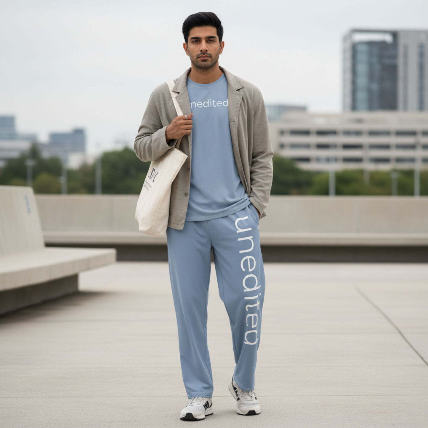 UNEDITED SoftStyles Set | Unisex T-Shirt & Wide-Leg Pant Matching Set