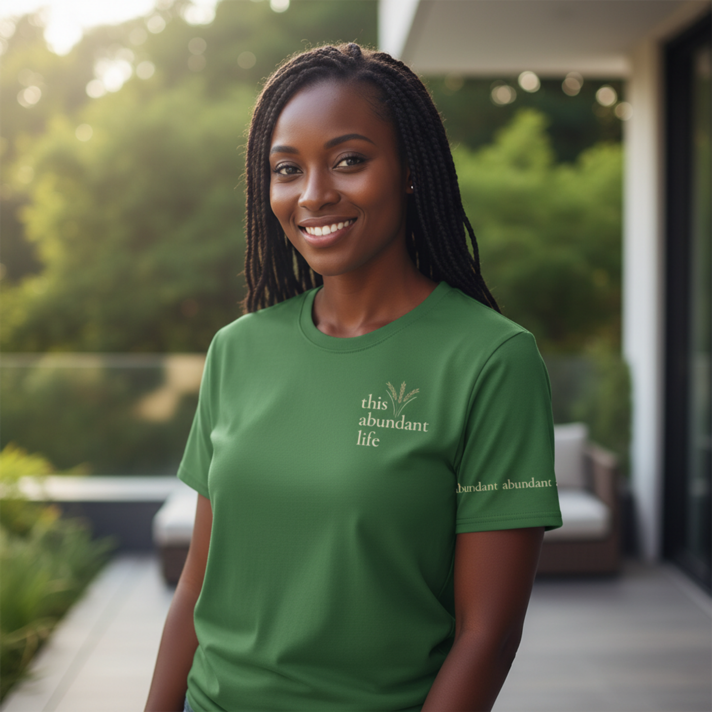 This Abundant Life Cotton Tee | Structured Midweight T-Shirt | Kinky Nomad