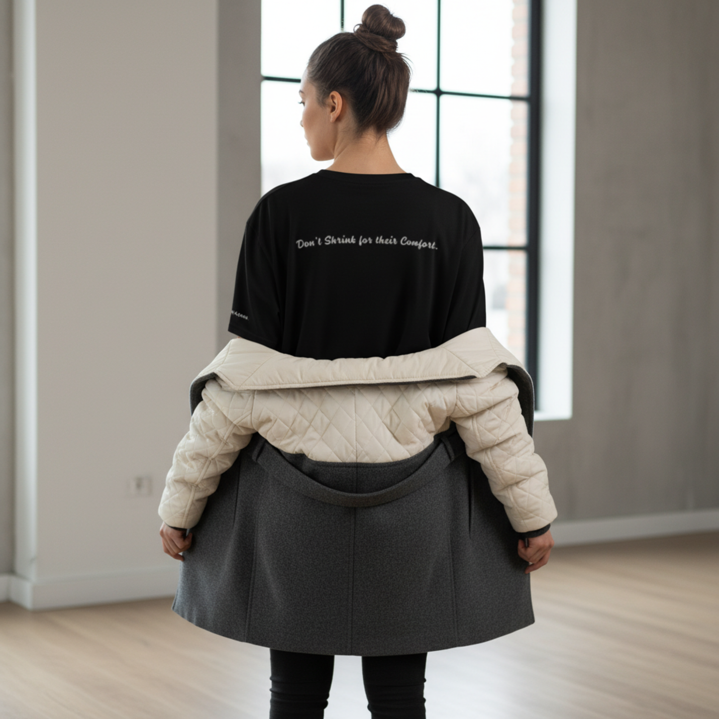 Empowerment Looks Damn Good On You | Oversized T-Shirt Dress