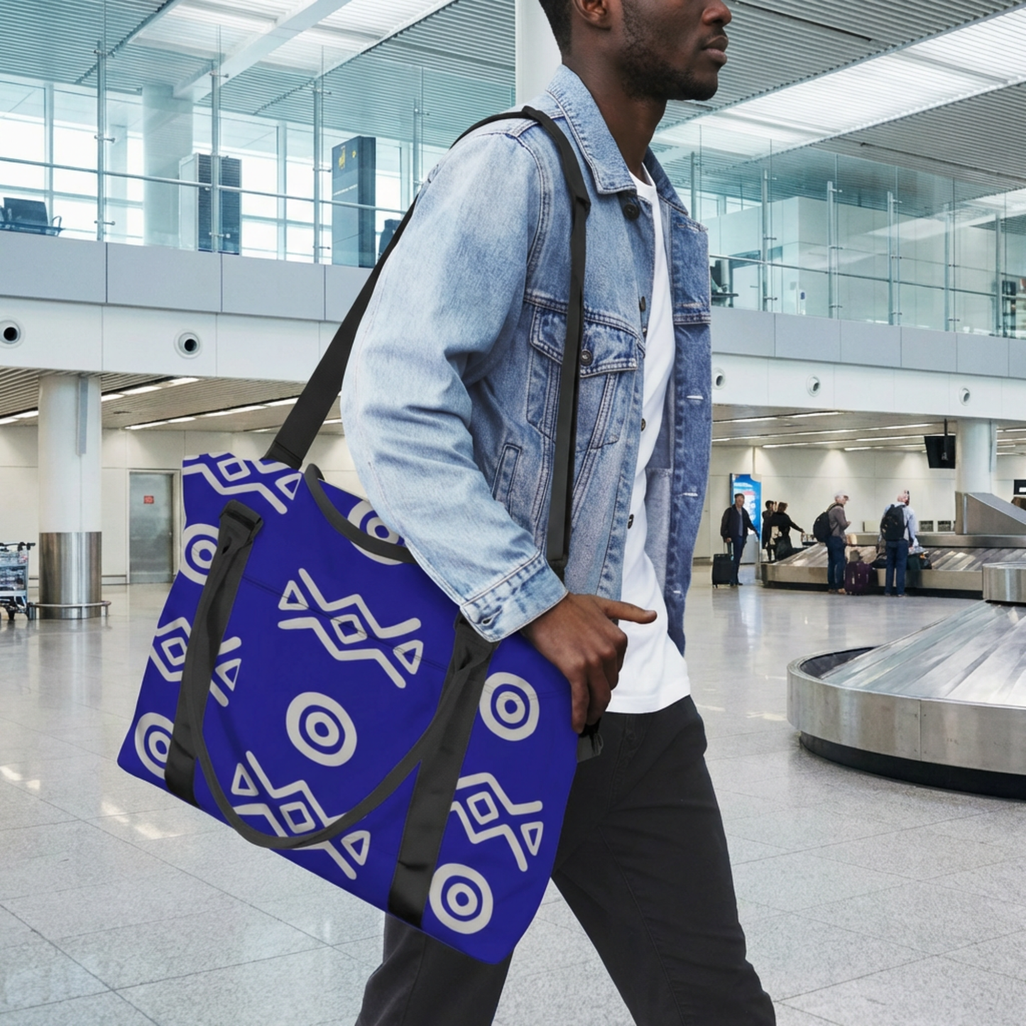 Savanna Indigo Duffle Bag – Large Capacity Travel & Weekend Bag