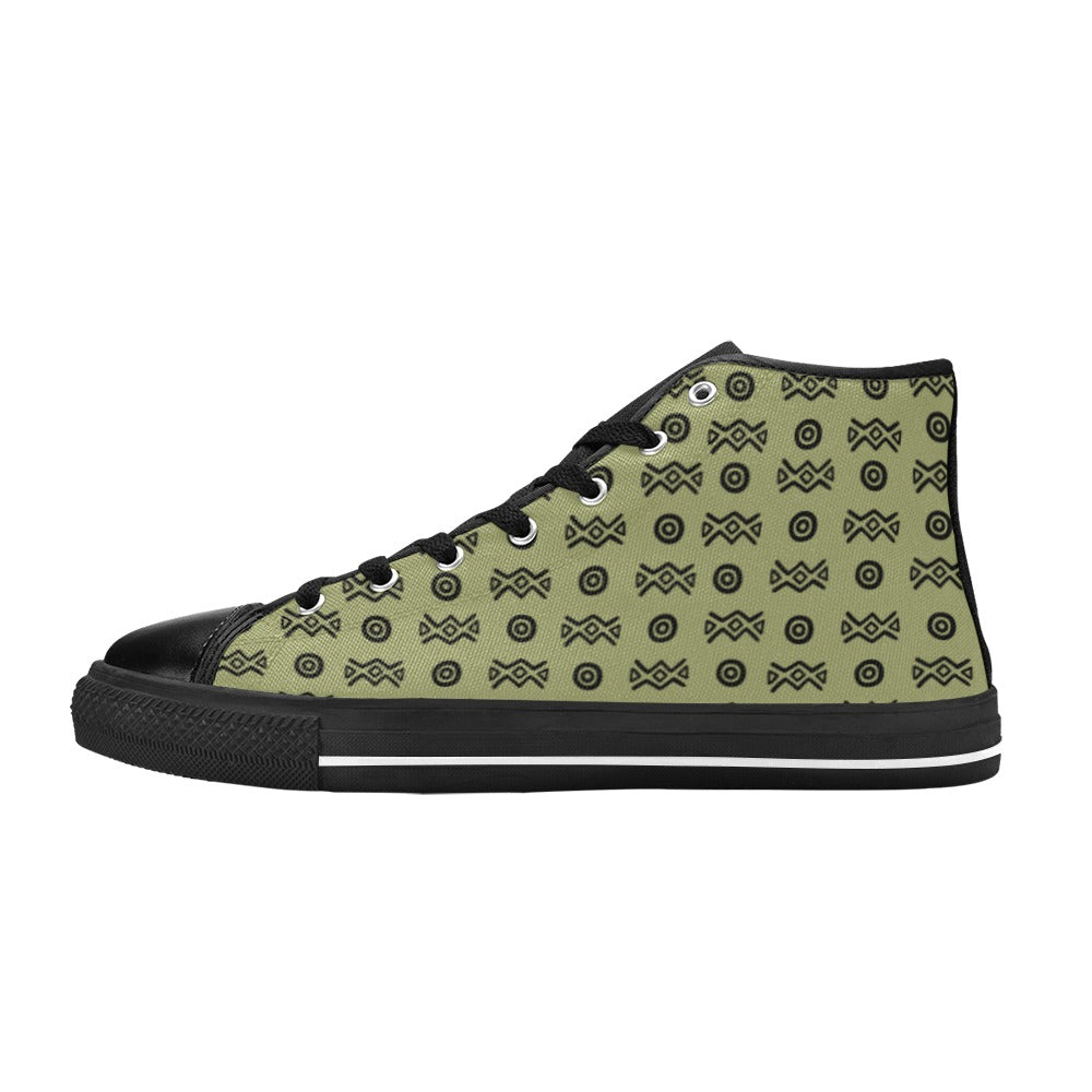 High Top Sneakers | Adinkra | Savanna Sole | Boho Sole & Crown | Kinky Nomad