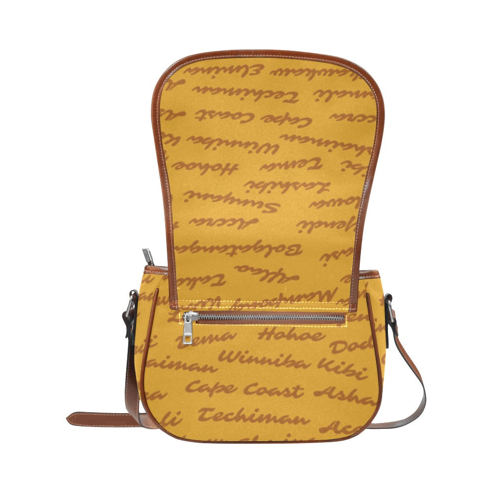 Crossbody Saddle Bag | Angles Savanna Kemet Ghana | Kinky Nomad
