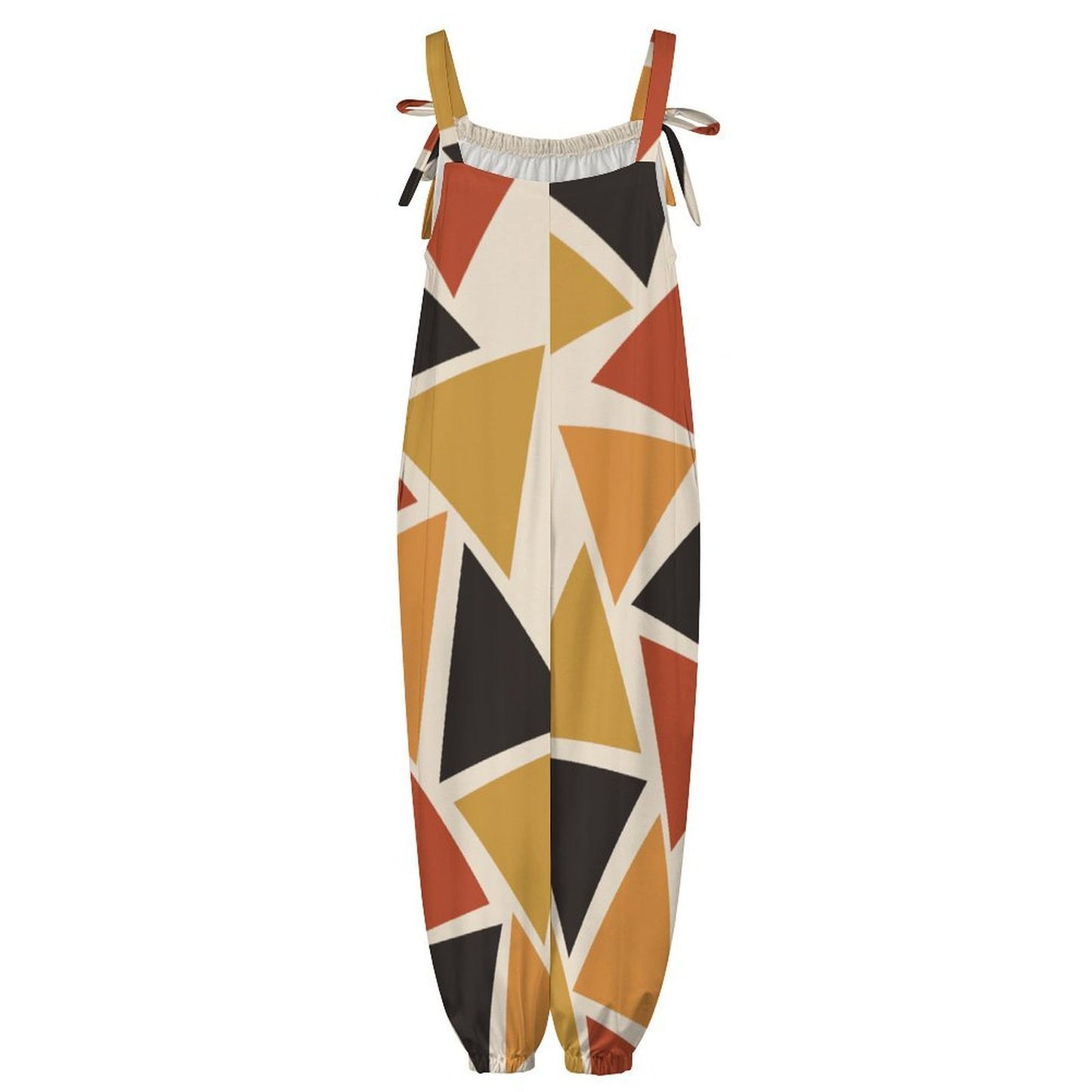 Baggy Harem Jumpsuit | Kemet Angles Ghana Print | Kinky Nomad
