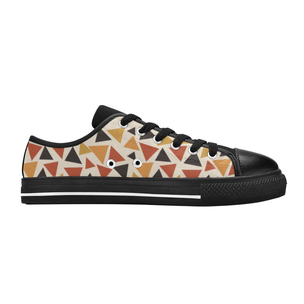 Angles Canvas Low Top Sneakers | Sundown Palette | Kinky Nomad