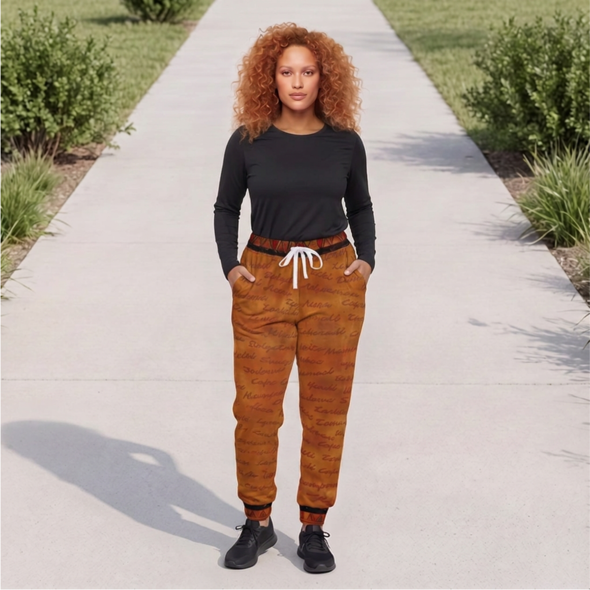 All Roads Lead to Ghana Joggers | ALTG Series | Unisex | Kinky Nomad