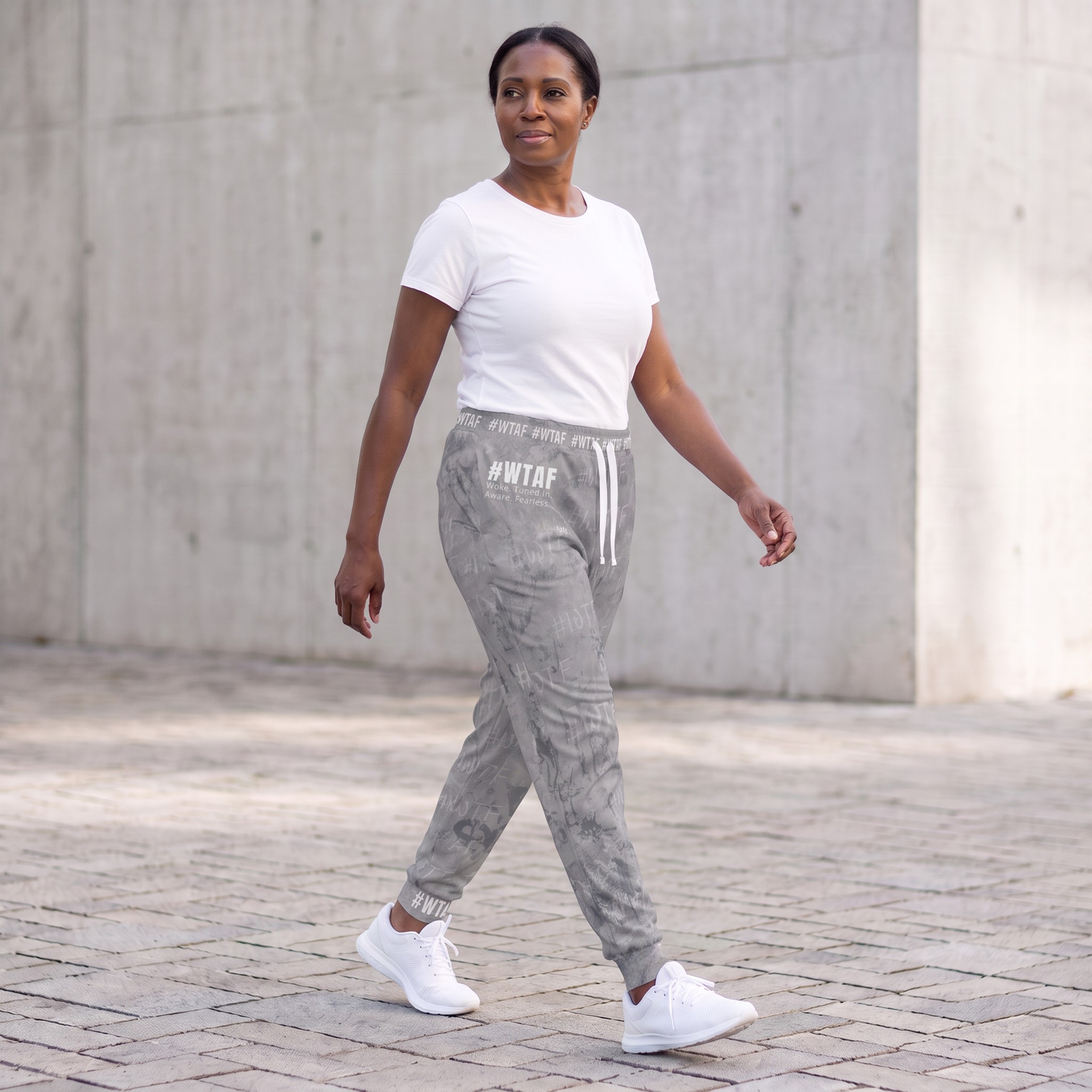 #WTAF | Woke. Tuned In. Aware. Fearless. Joggers | Manifesto Series | Unisex | Kinky Nomad