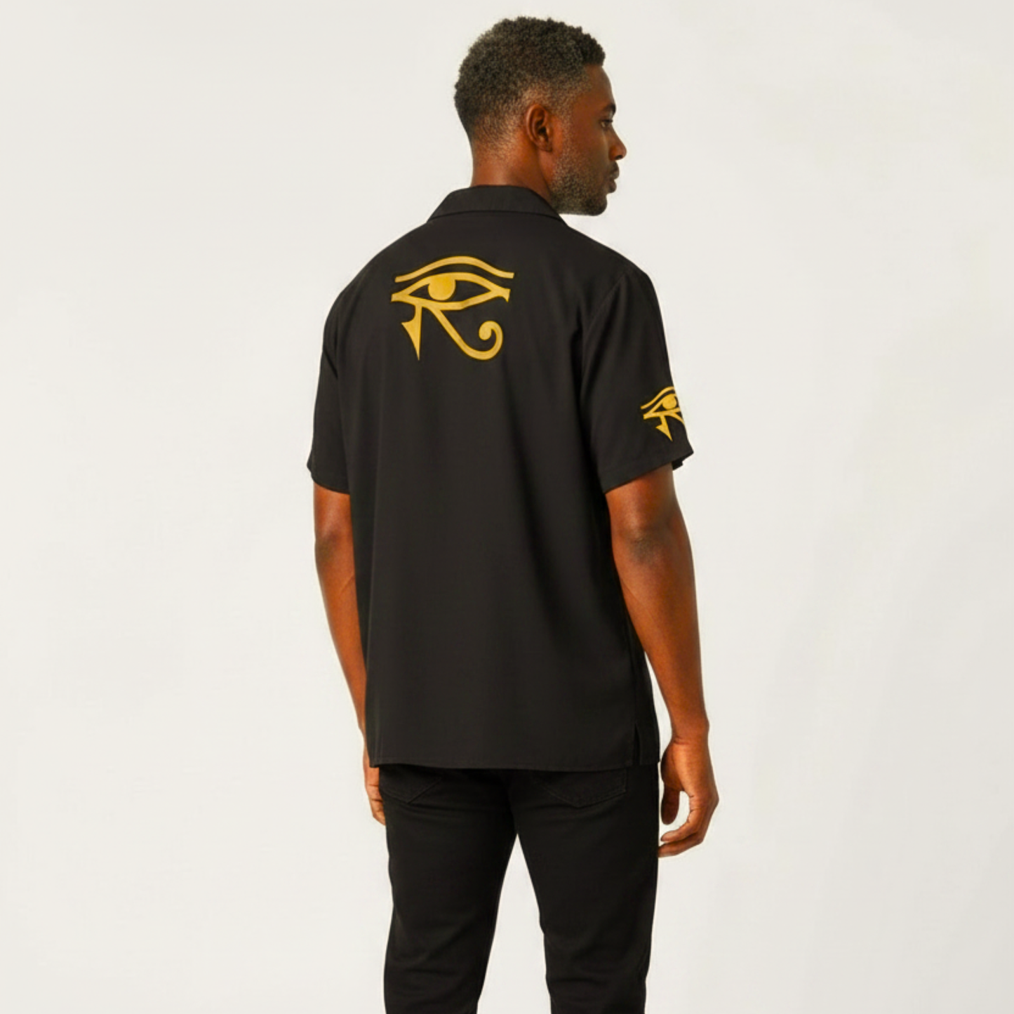 Osiris Shirt | Men's Egyptian God High Collar Shirt | Kemet Collection | Kinky Nomad