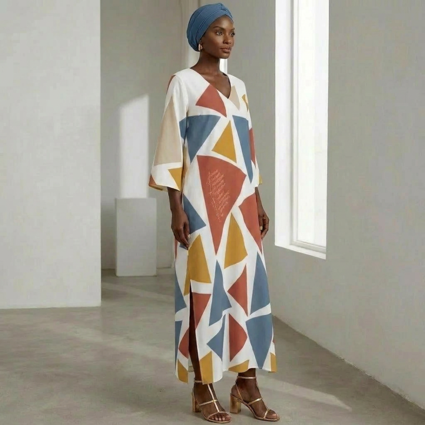 Born Herself Kaftan – Comfortable Casual Dress with Pockets