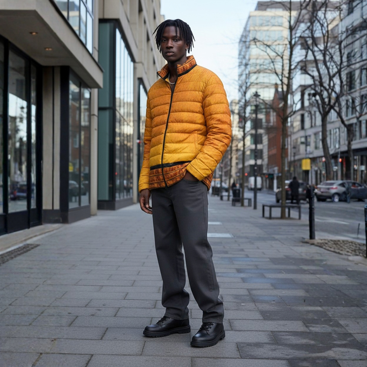 Ghana Ground Quilted Jacket | Men's | Kinky Nomad