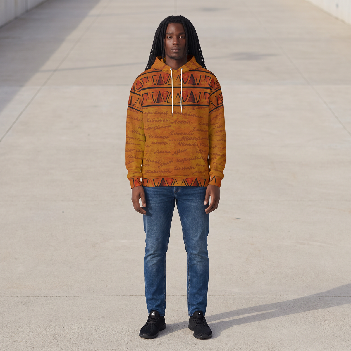 All Roads Lead to Ghana Hoodie | ALTG Series | Unisex | Kinky Nomad