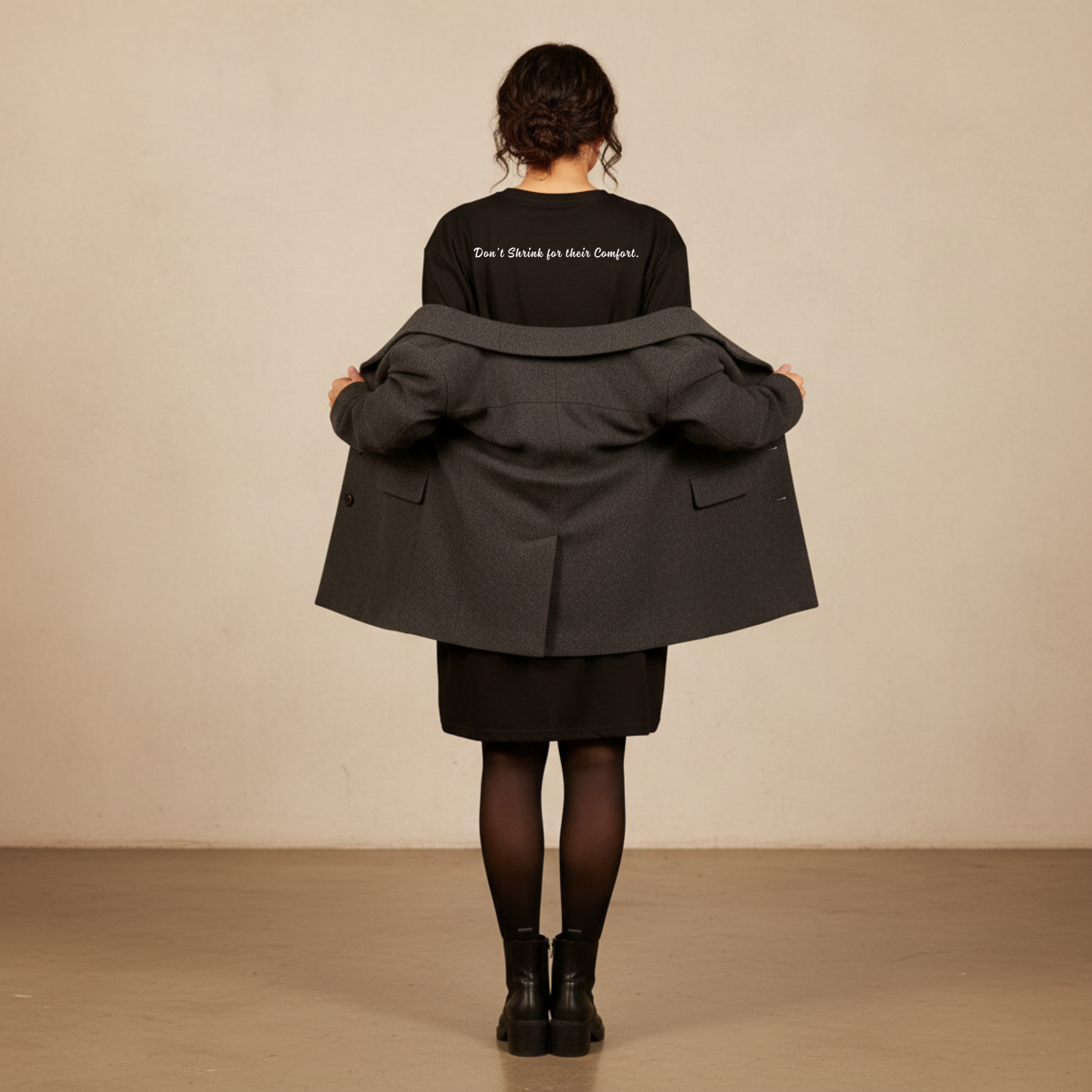 Empowerment Looks Damn Good On You | Oversized T-Shirt Dress