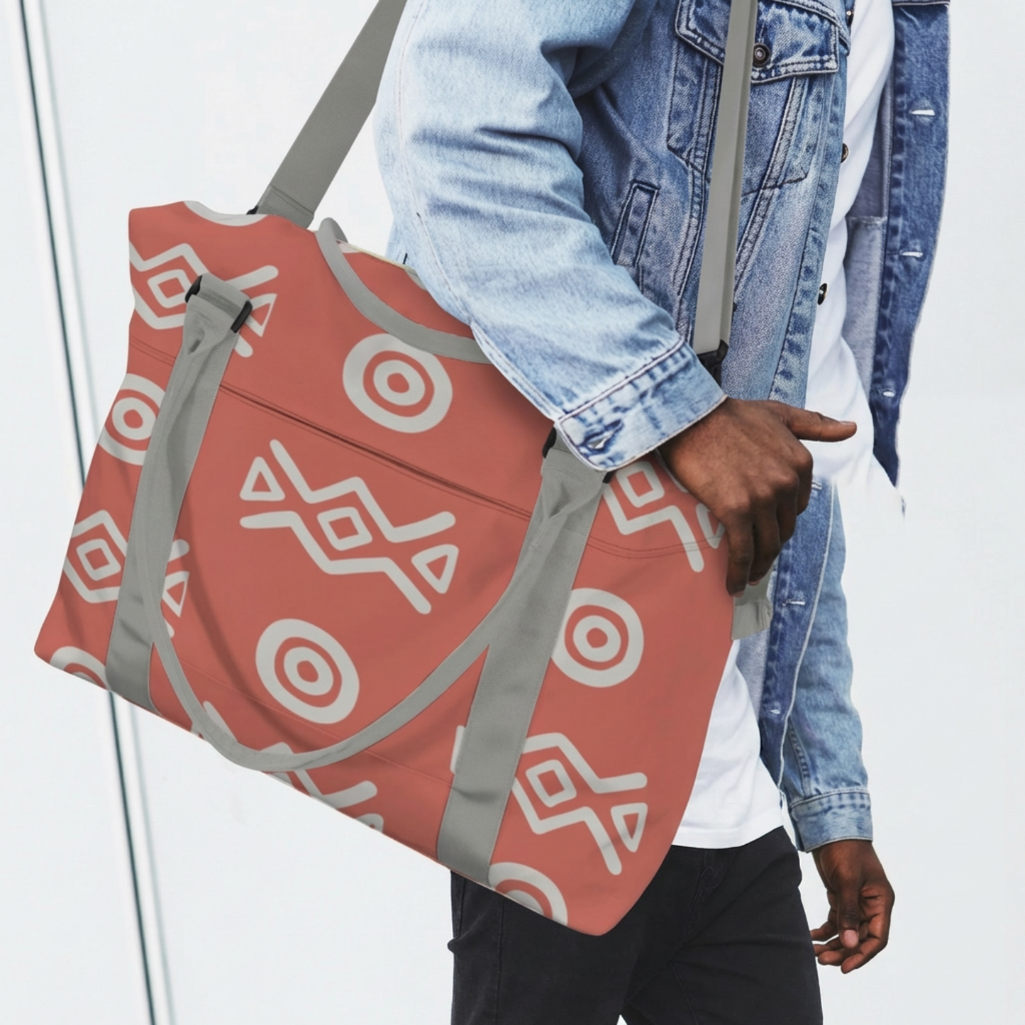 Savanna Earth Duffle Bag | Large Weekender & Travel Bag | Kinky Nomad