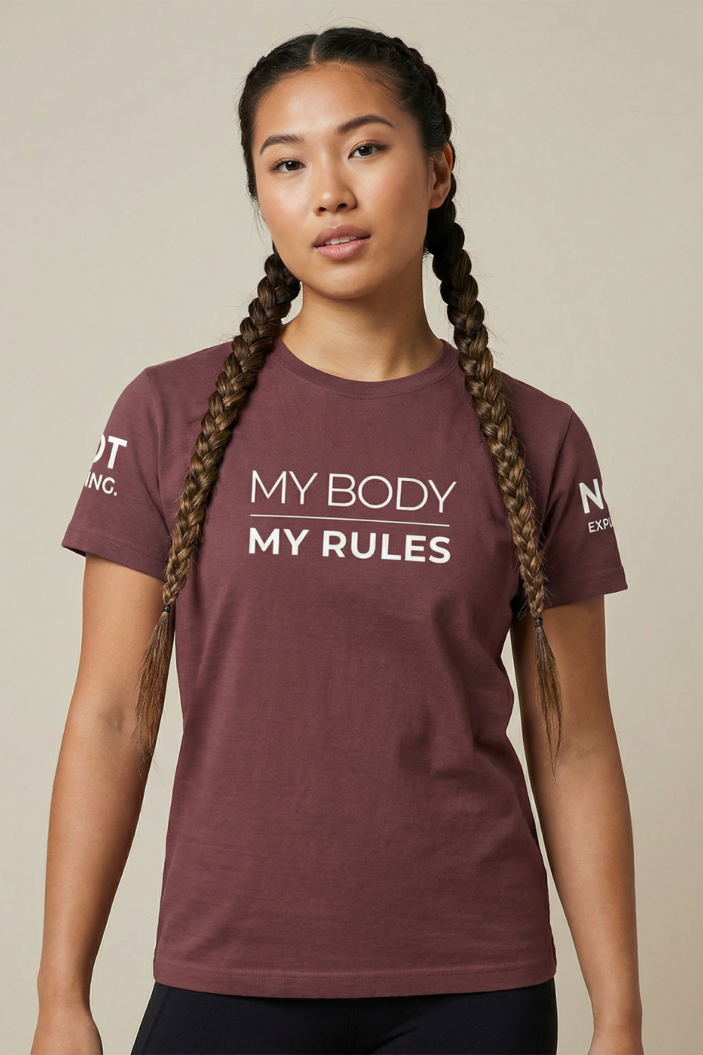 My Body My Rules Oversized Unisex Streetwear T-Shirt – Washed Vintage Cotton Tee