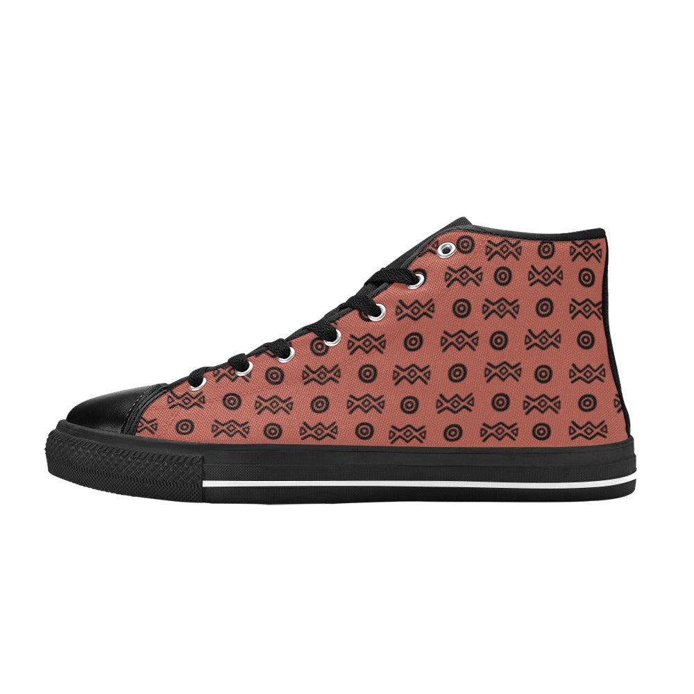 High Top Sneakers | Adinkra | Savanna Sole | Boho Sole & Crown | Kinky Nomad