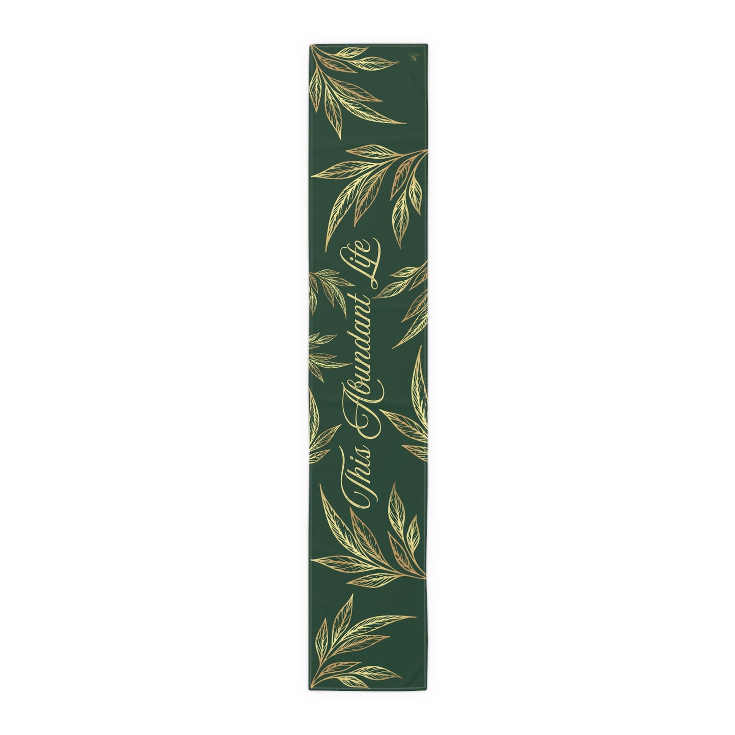 Table Runner – Abundance, Connection, Calm Home Wild Soul, Gratitude | Cotton Twill & Polyester | 2 Sizes
