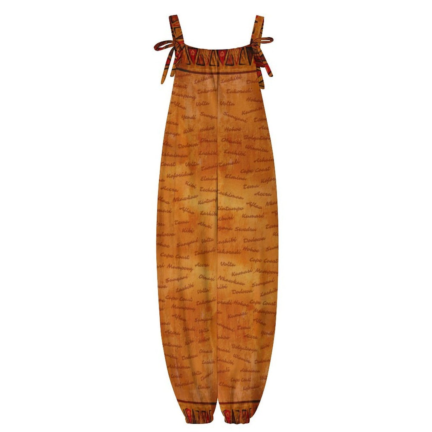 Ghana Inspired African Print Baggy Jumpsuit | Kinky Nomad