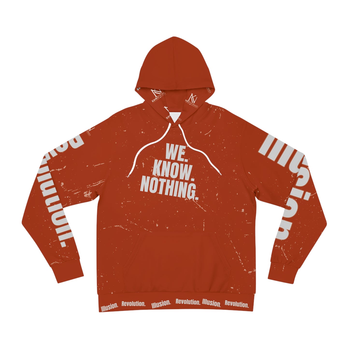 We Know Nothing Hoodie – Revolution x Illusion Series