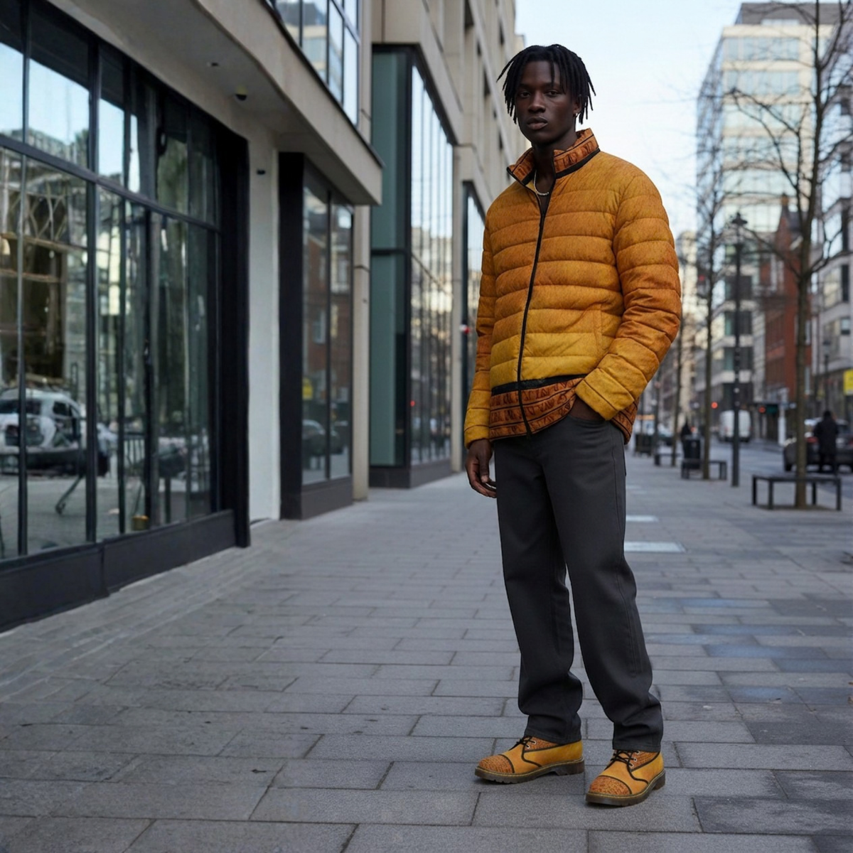 Ghana Ground Quilted Jacket | Men's | Kinky Nomad