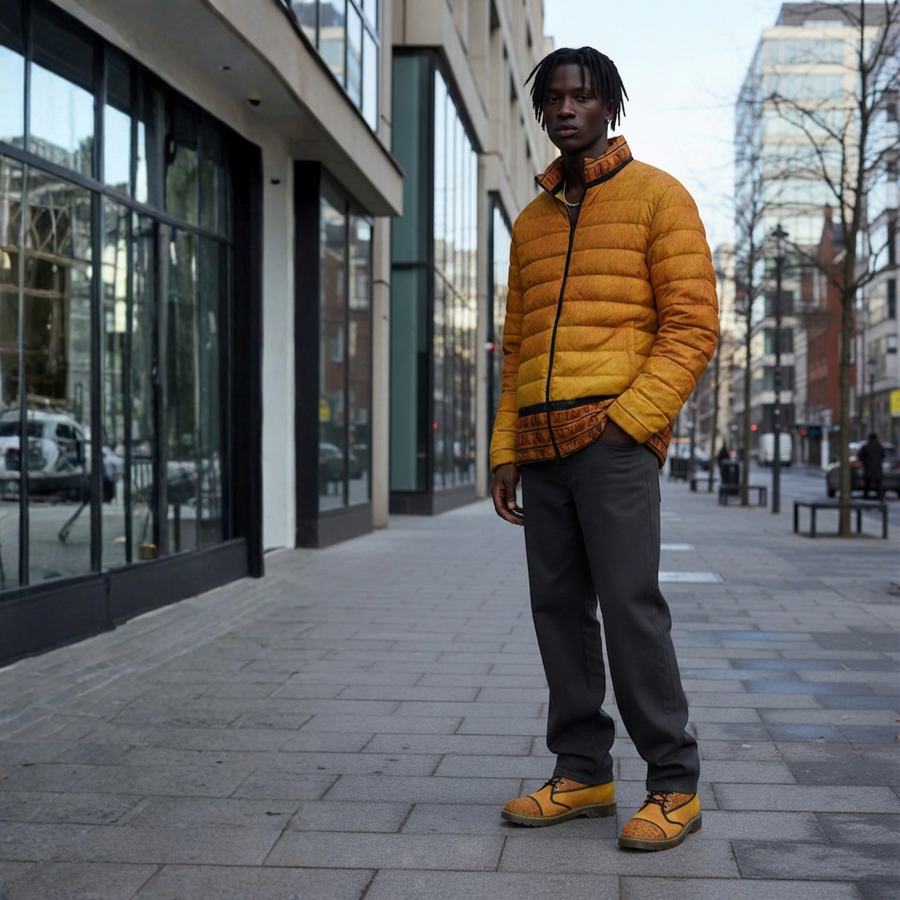 Ghana Ground Quilted Jacket | Men's | Kinky Nomad