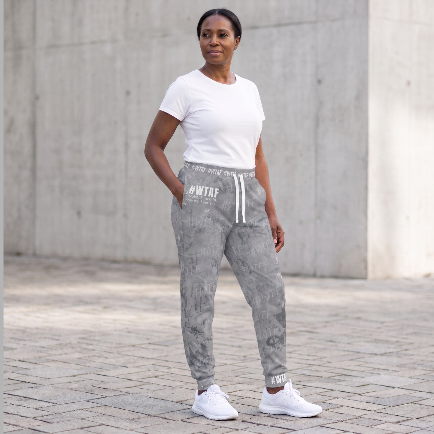 #WTAF | Woke. Tuned In. Aware. Fearless. Joggers | Manifesto Series | Unisex | Kinky Nomad
