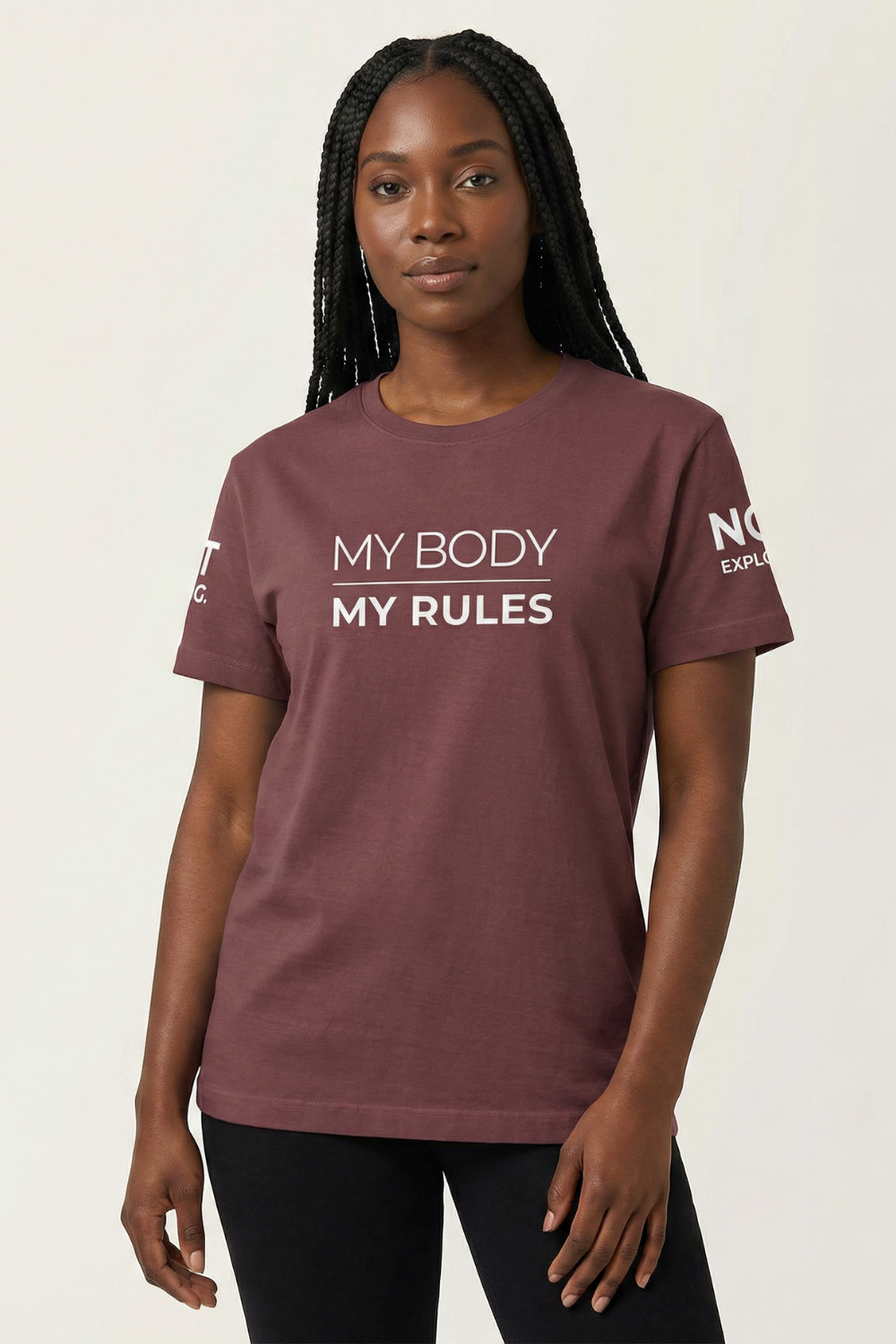 My Body My Rules Oversized Unisex Streetwear T-Shirt – Washed Vintage Cotton Tee