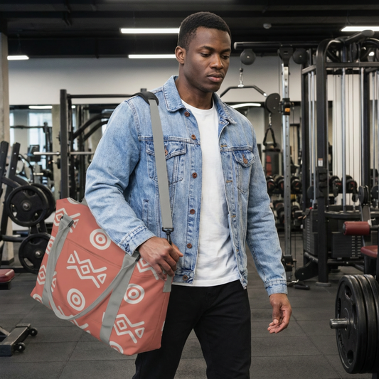 Savanna Earth Duffle Bag | Large Weekender & Travel Bag | Kinky Nomad