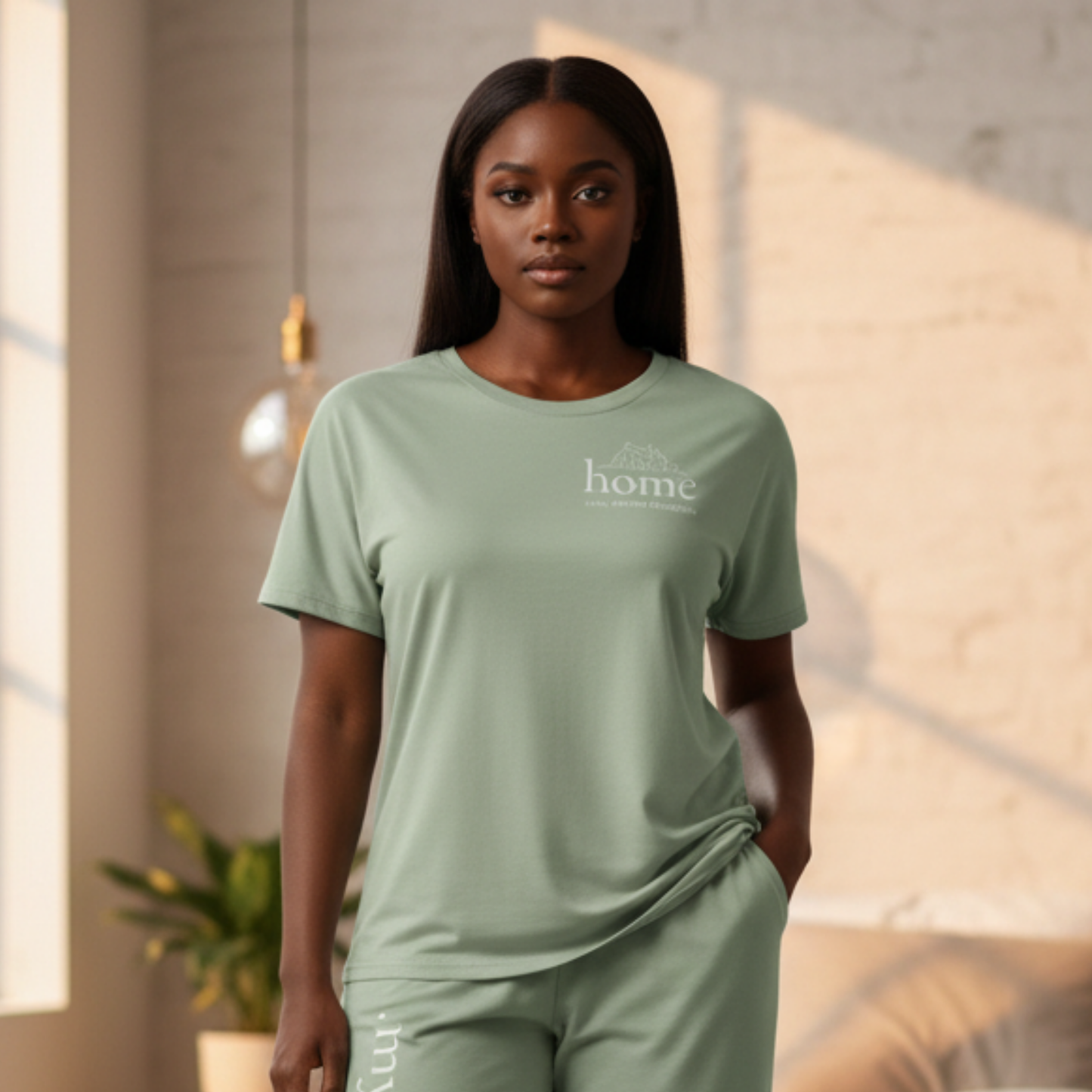 Home Is My Favorite Destination Cotton T-Shirt | Minimalist Unisex Tee